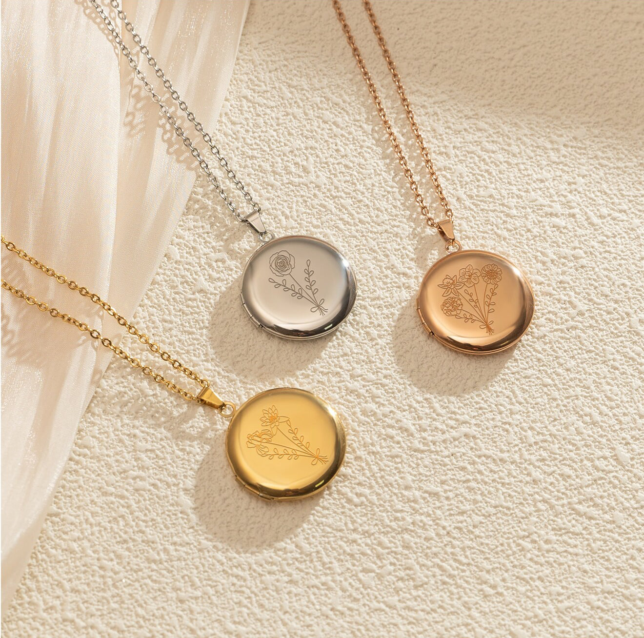 The Circle Locket Necklace