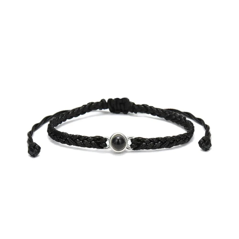 BUNDLE: His And Hers Rope Photo Bracelets