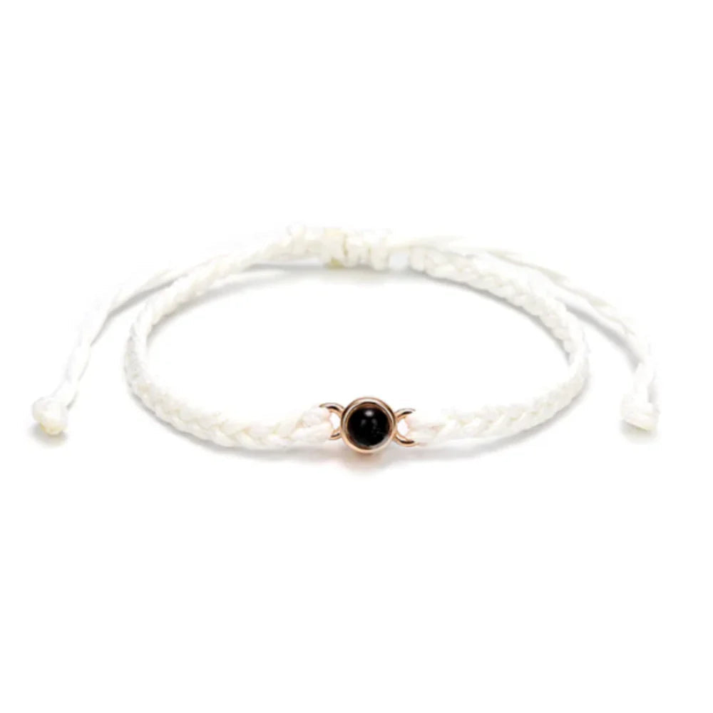 BUNDLE: His And Hers Rope Photo Bracelets