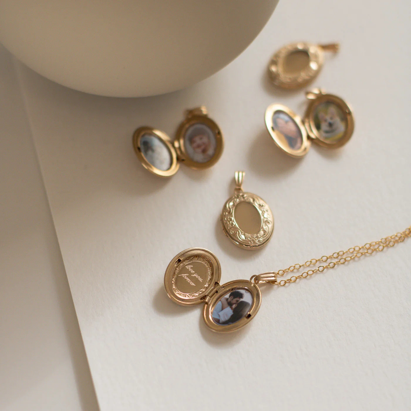 Decorated Oval Locket