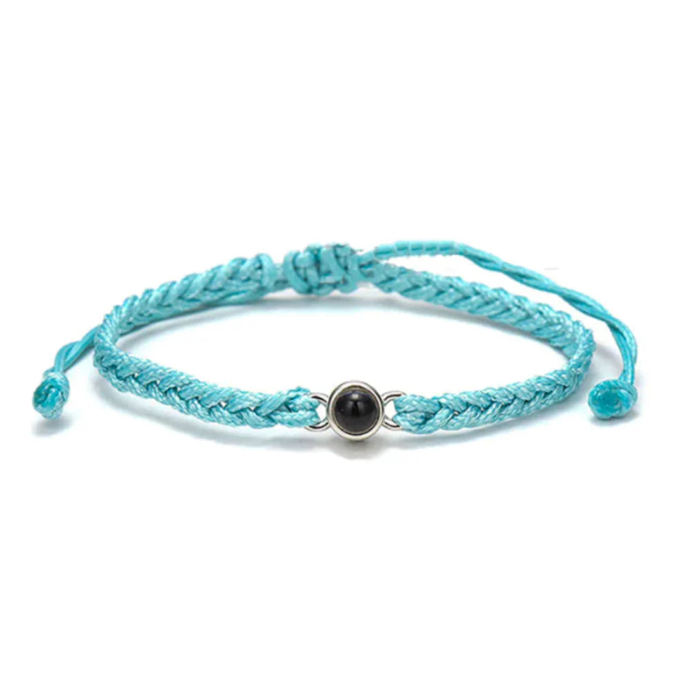 BUNDLE: His And Hers Rope Photo Bracelets