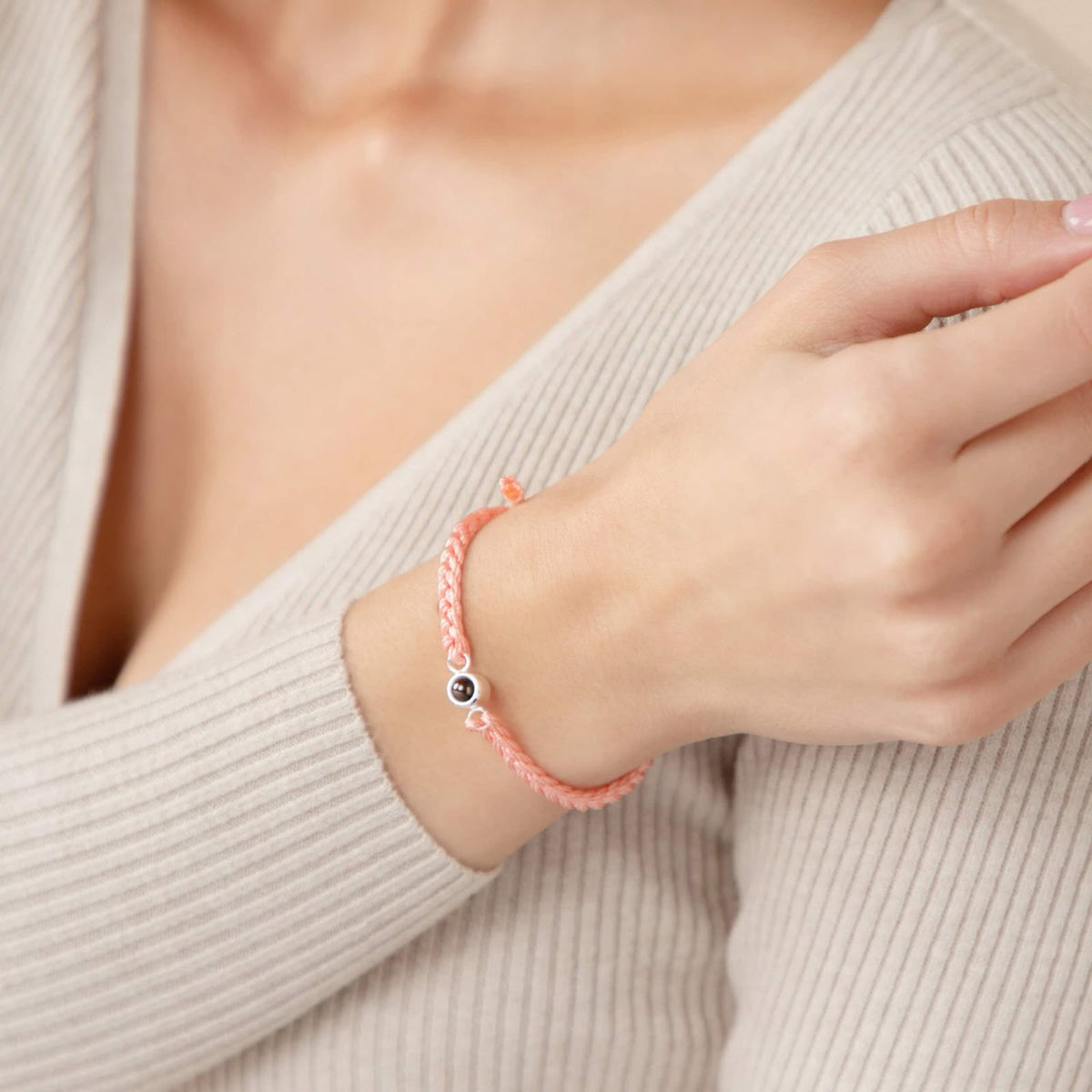 Rope Photo Bracelet