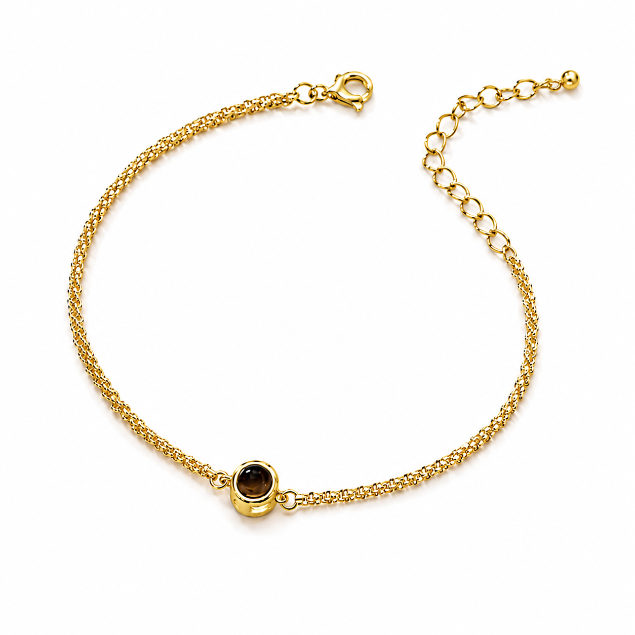 Braided Chain Photo Bracelet