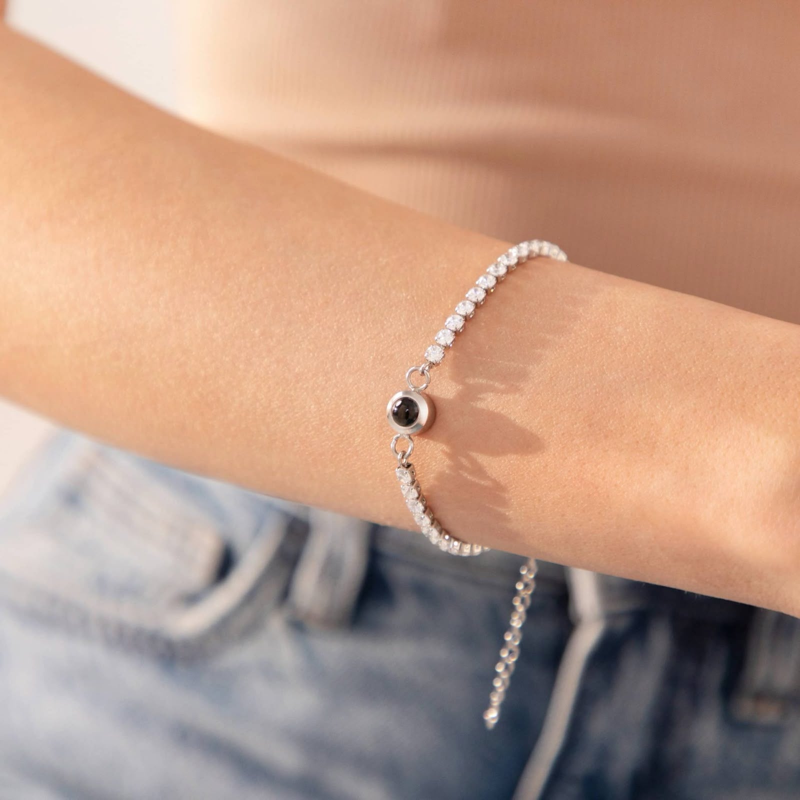 Tennis Photo Projection Bracelet