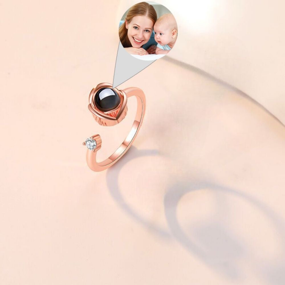 The photo projection Ring flower