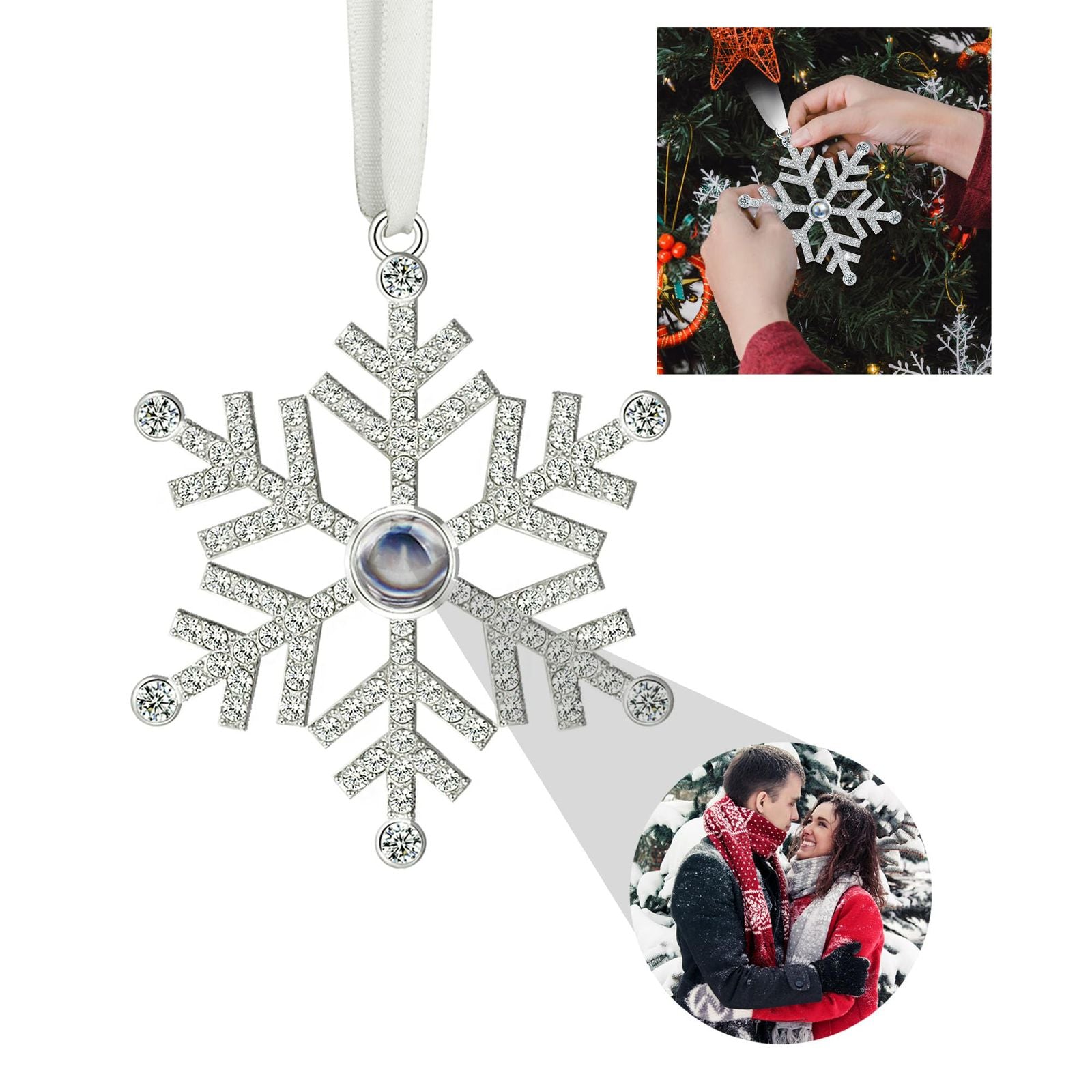 Photo projection Ornament Snowflake