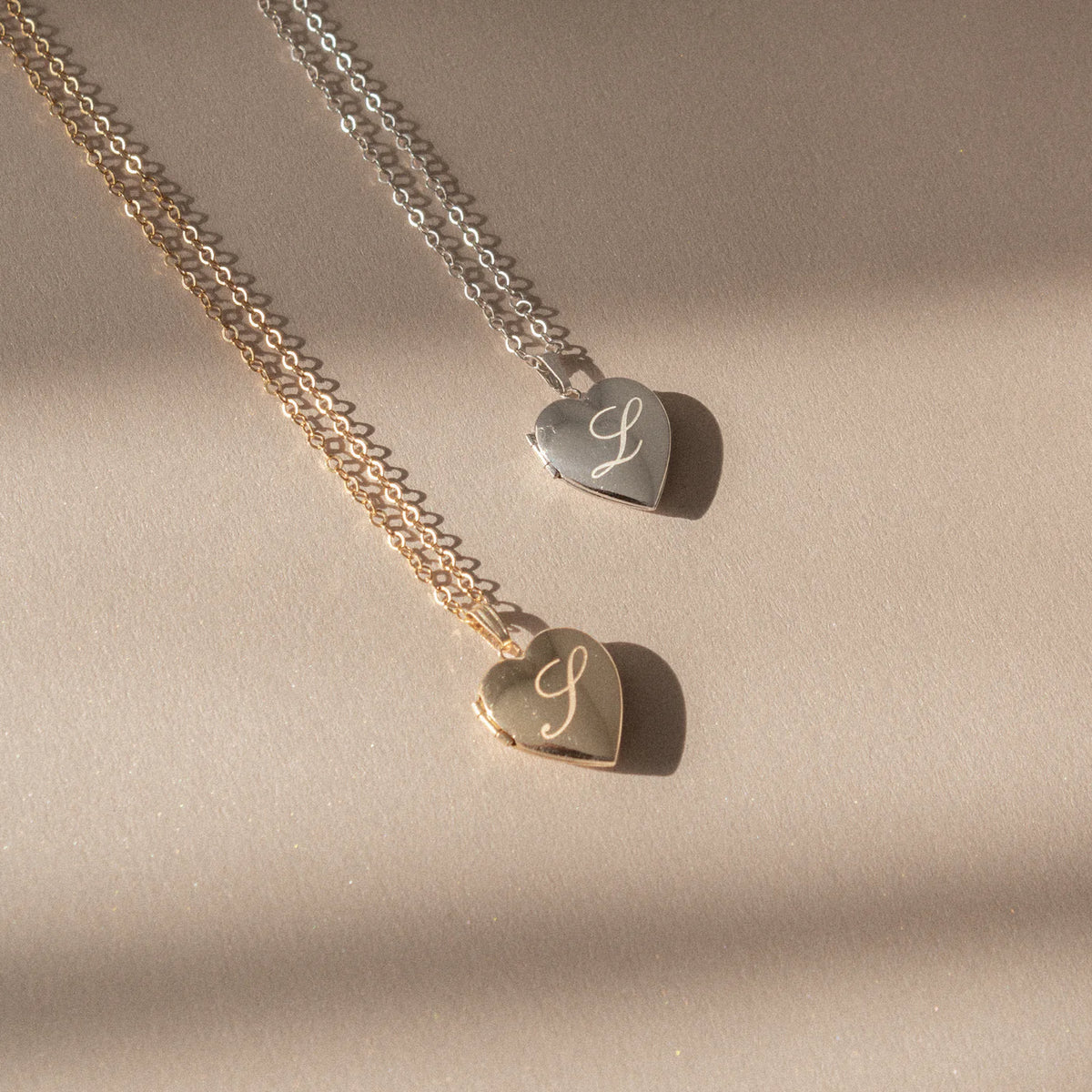 Heart Locket Photo Necklace