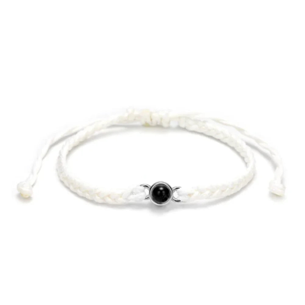 BUNDLE: His And Hers Rope Photo Bracelets