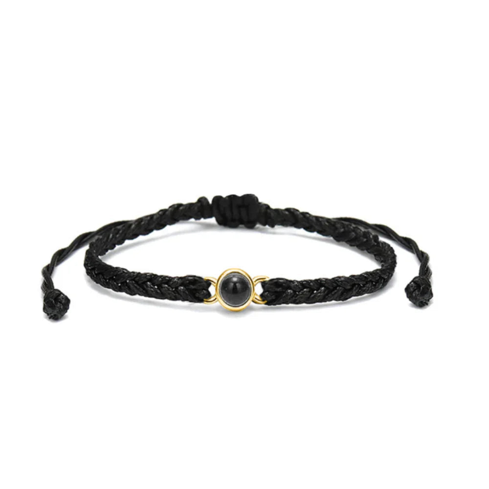 BUNDLE: His And Hers Rope Photo Bracelets