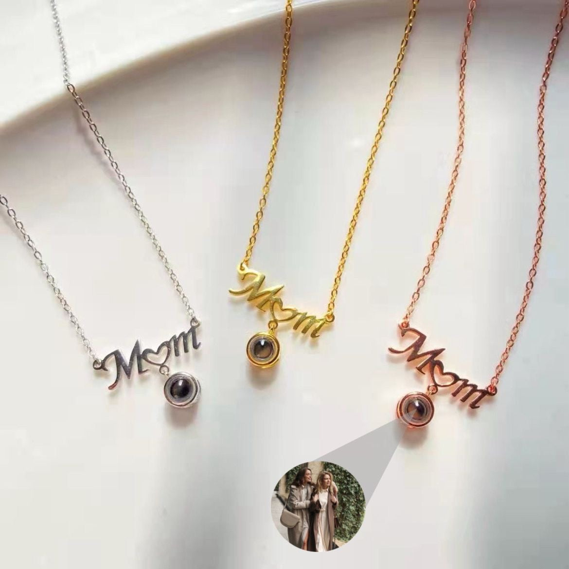 Mom Photo Necklace