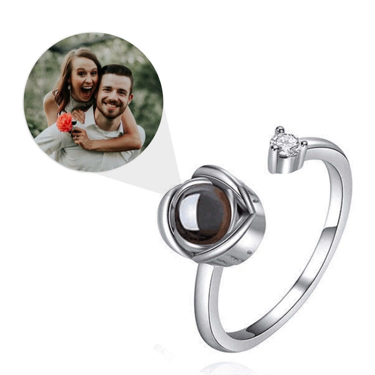 The photo projection Ring flower
