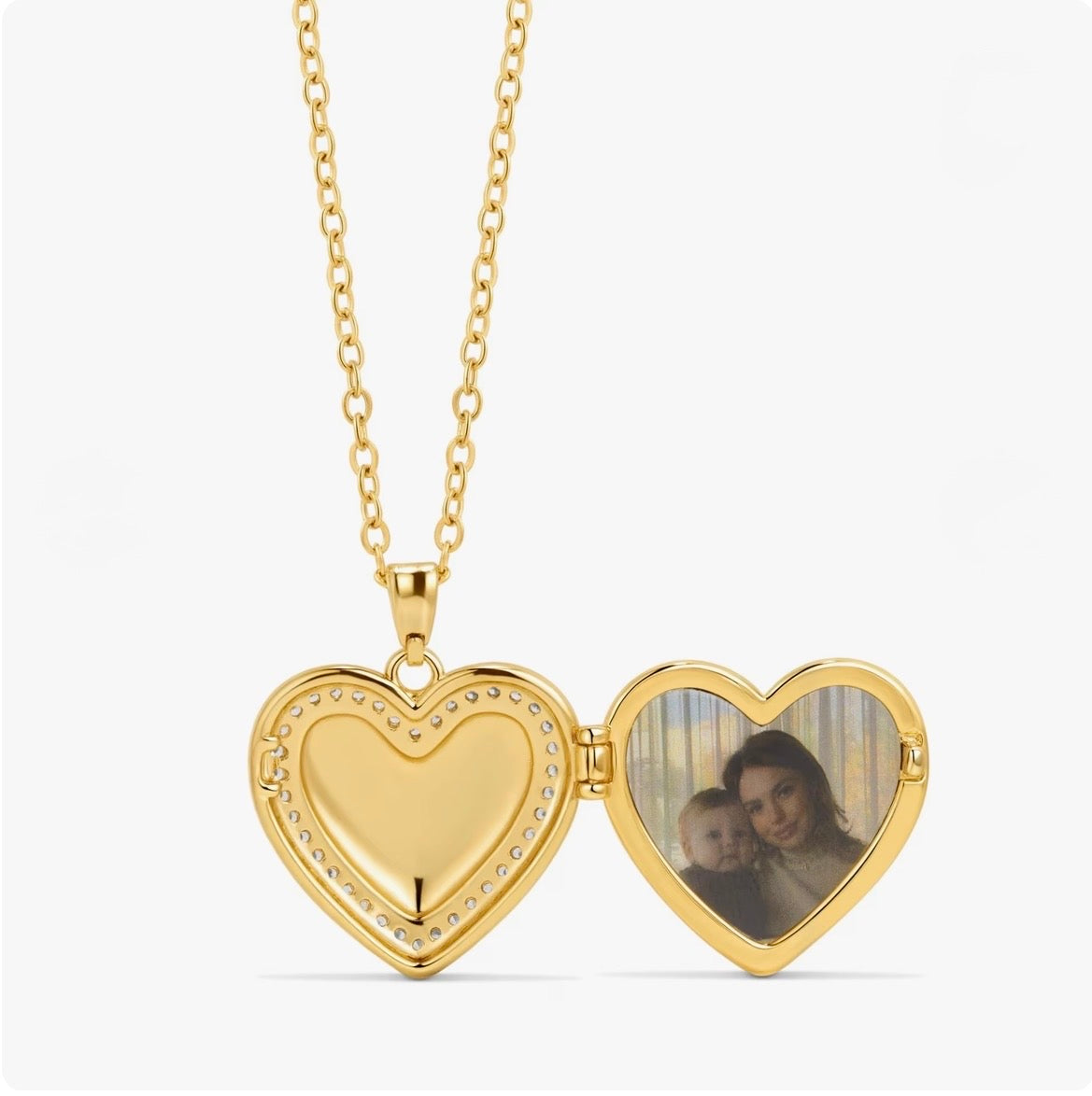 Love heart box Necklace