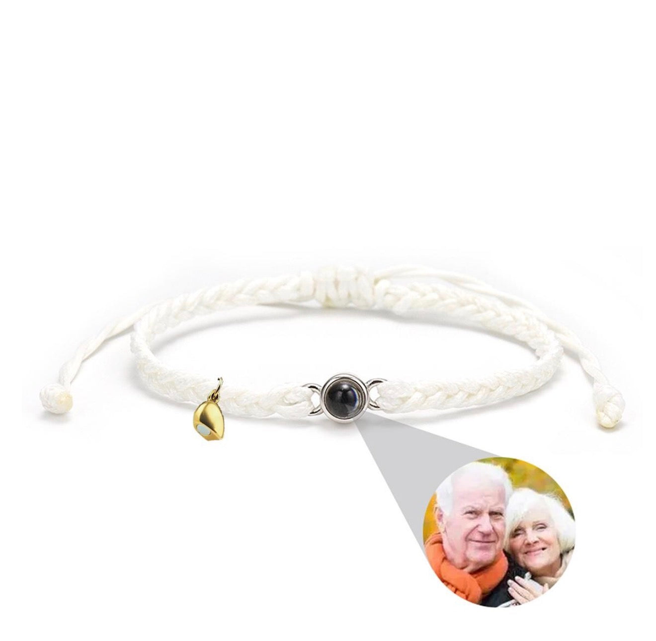 Couples Magnetic Photo Bracelets