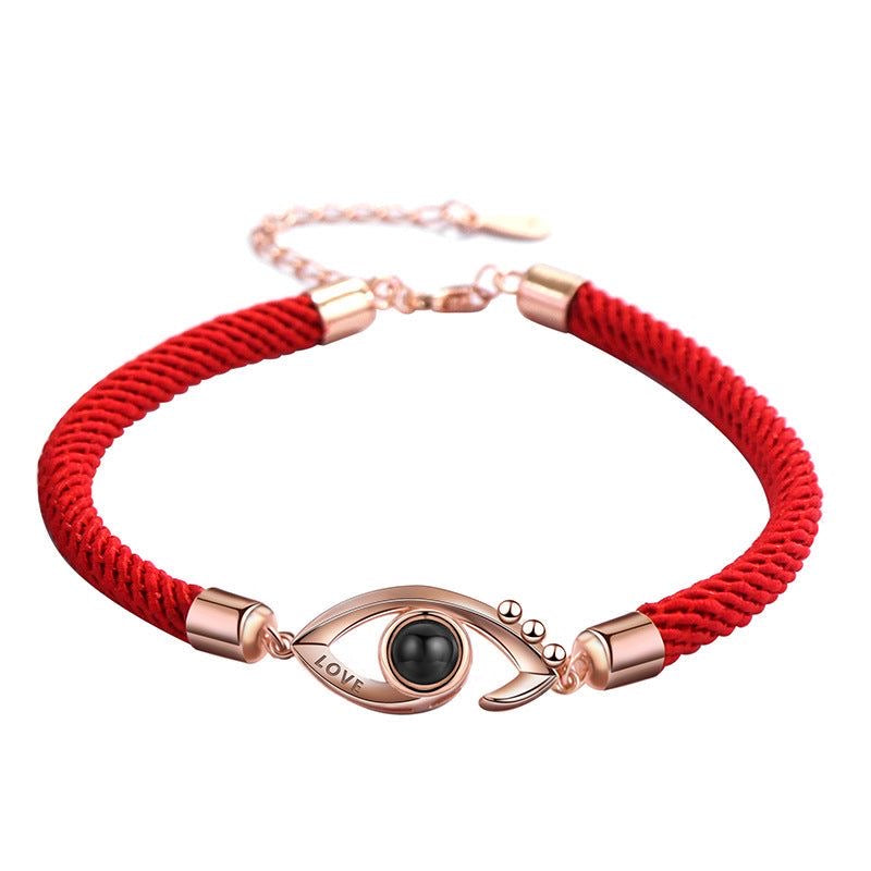 Eye bond photo bracelet