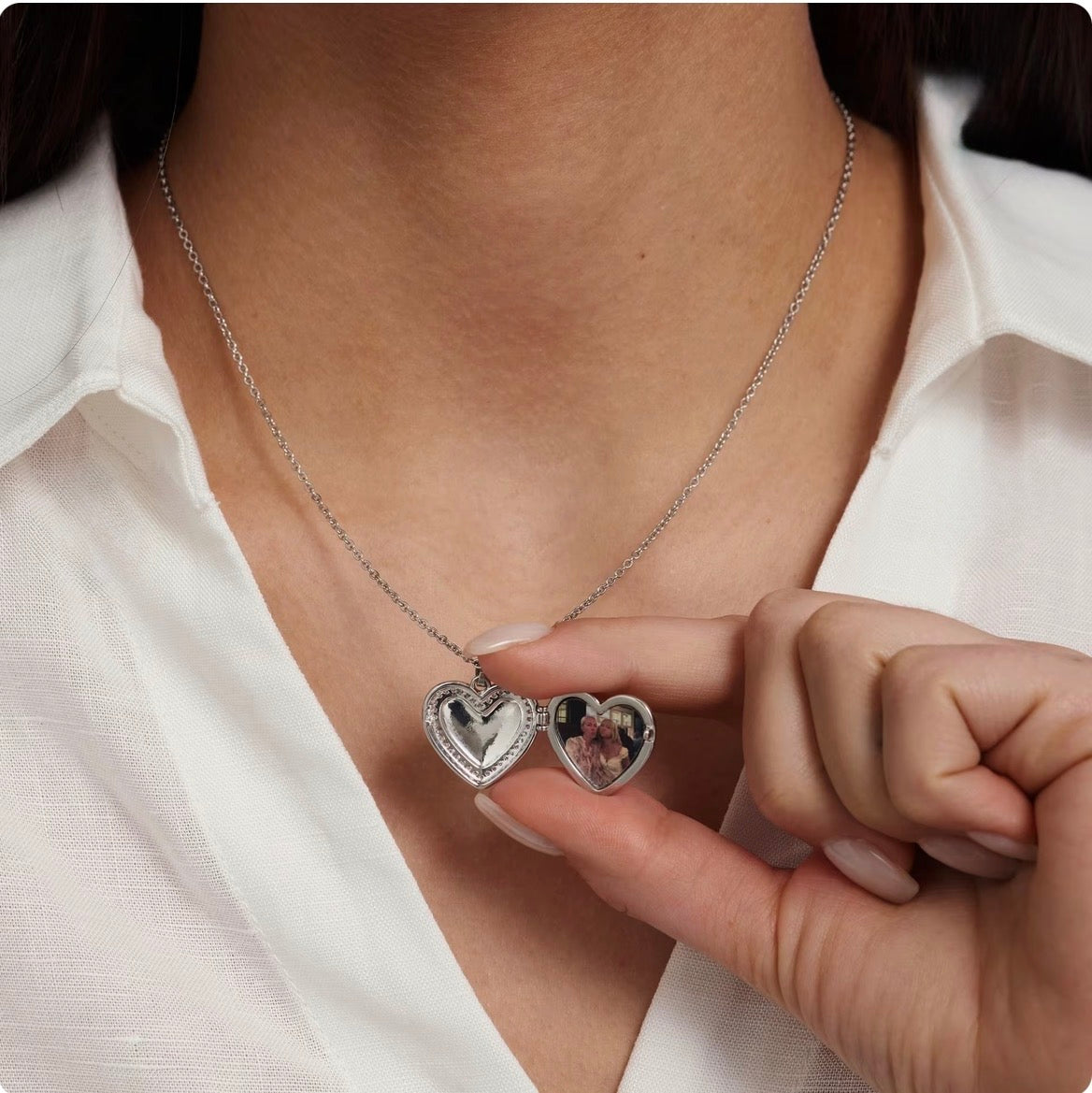 Love heart box Necklace