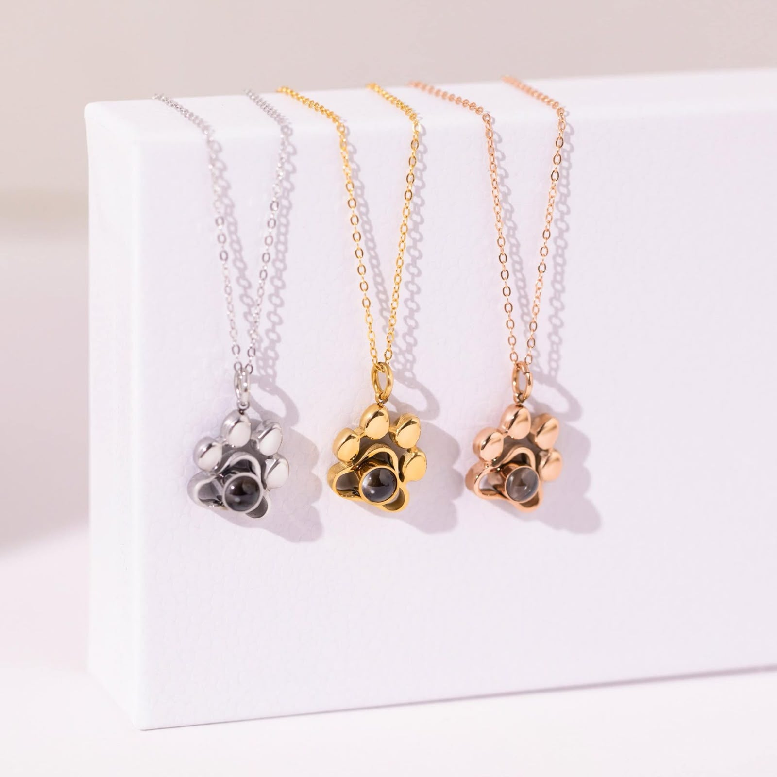 Paw Projection Necklace