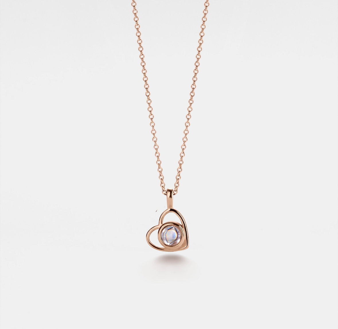 Heart Projection Necklace