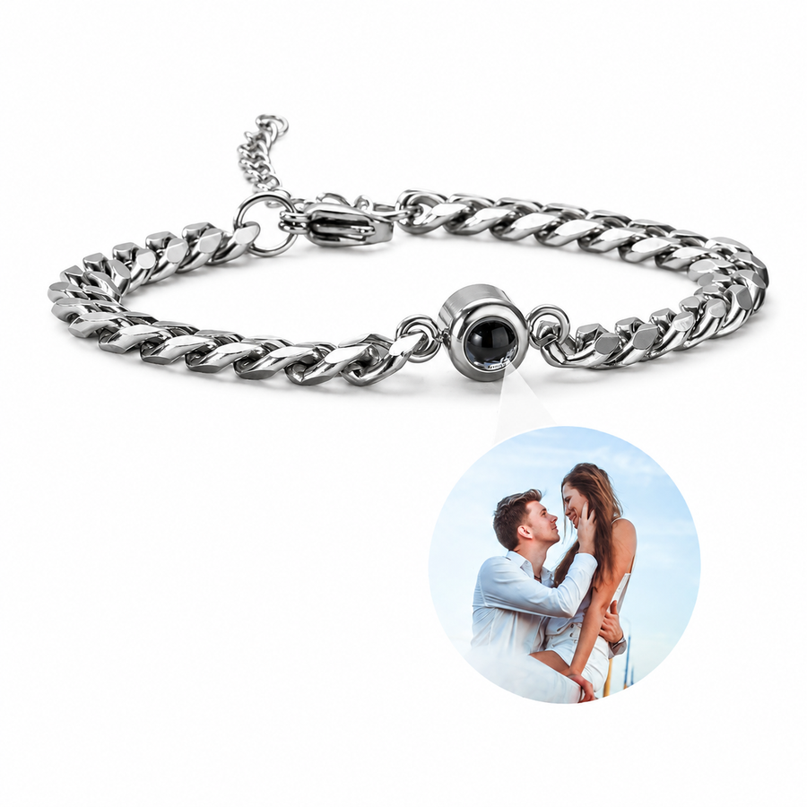 Cuban Chain projection bracelet