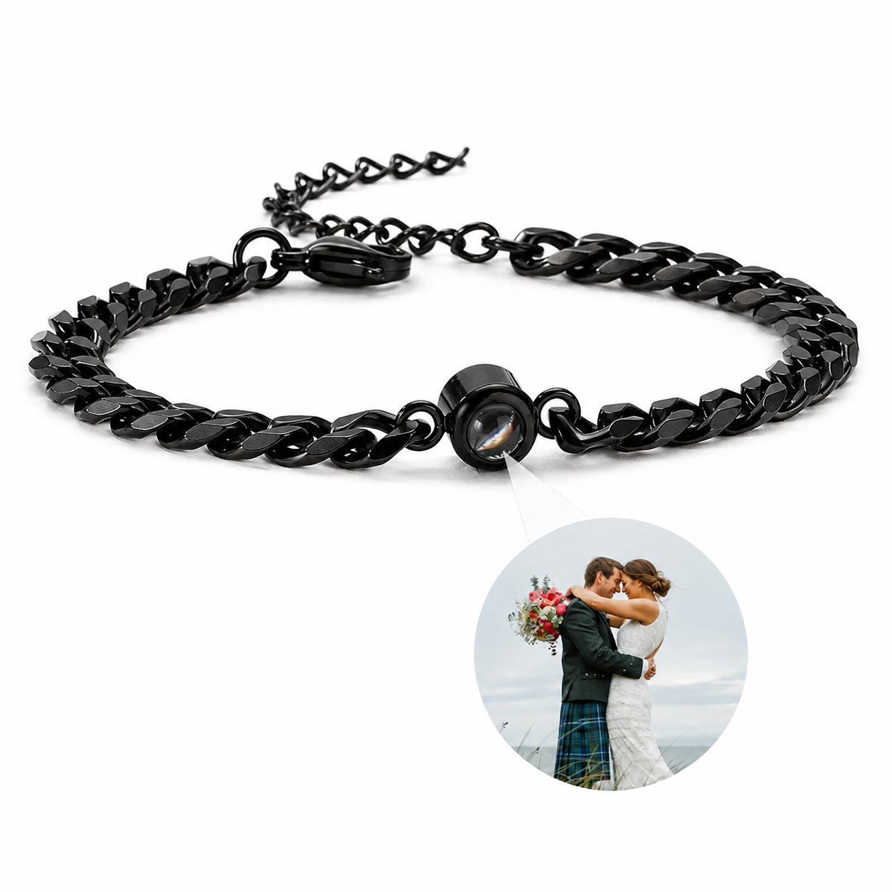 Cuban Chain projection bracelet