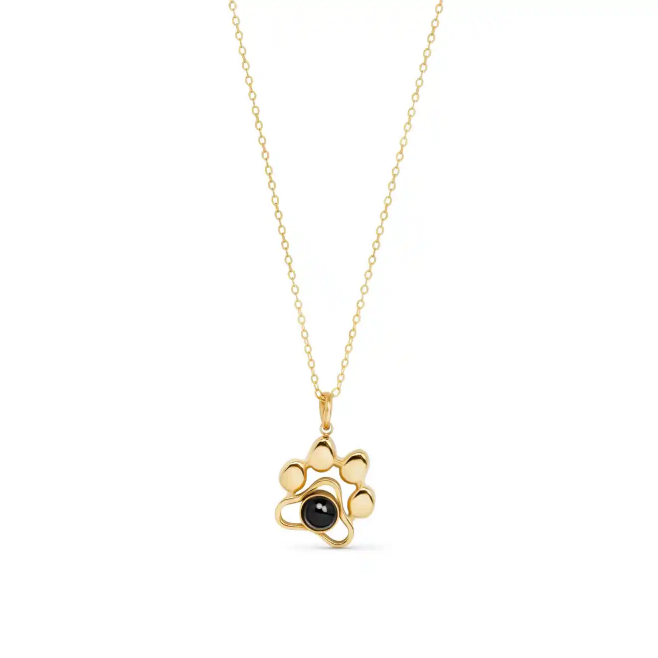 Paw Projection Necklace