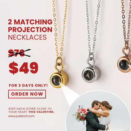 SPEICAL OFFER!! 2 MATCHING PROJECTION NECKLACES