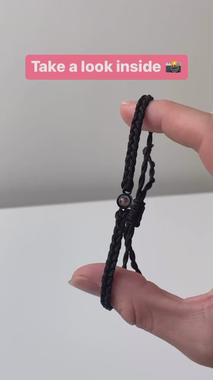 Black Photo Bracelet