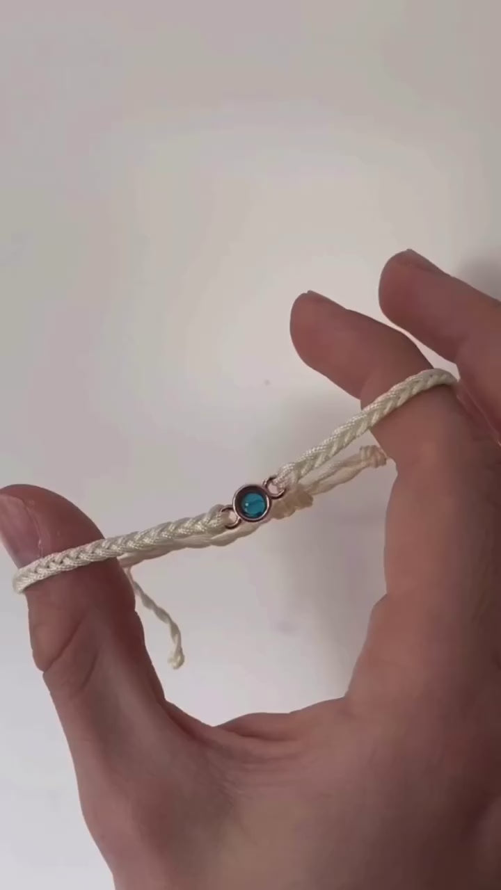 White Photo Bracelet